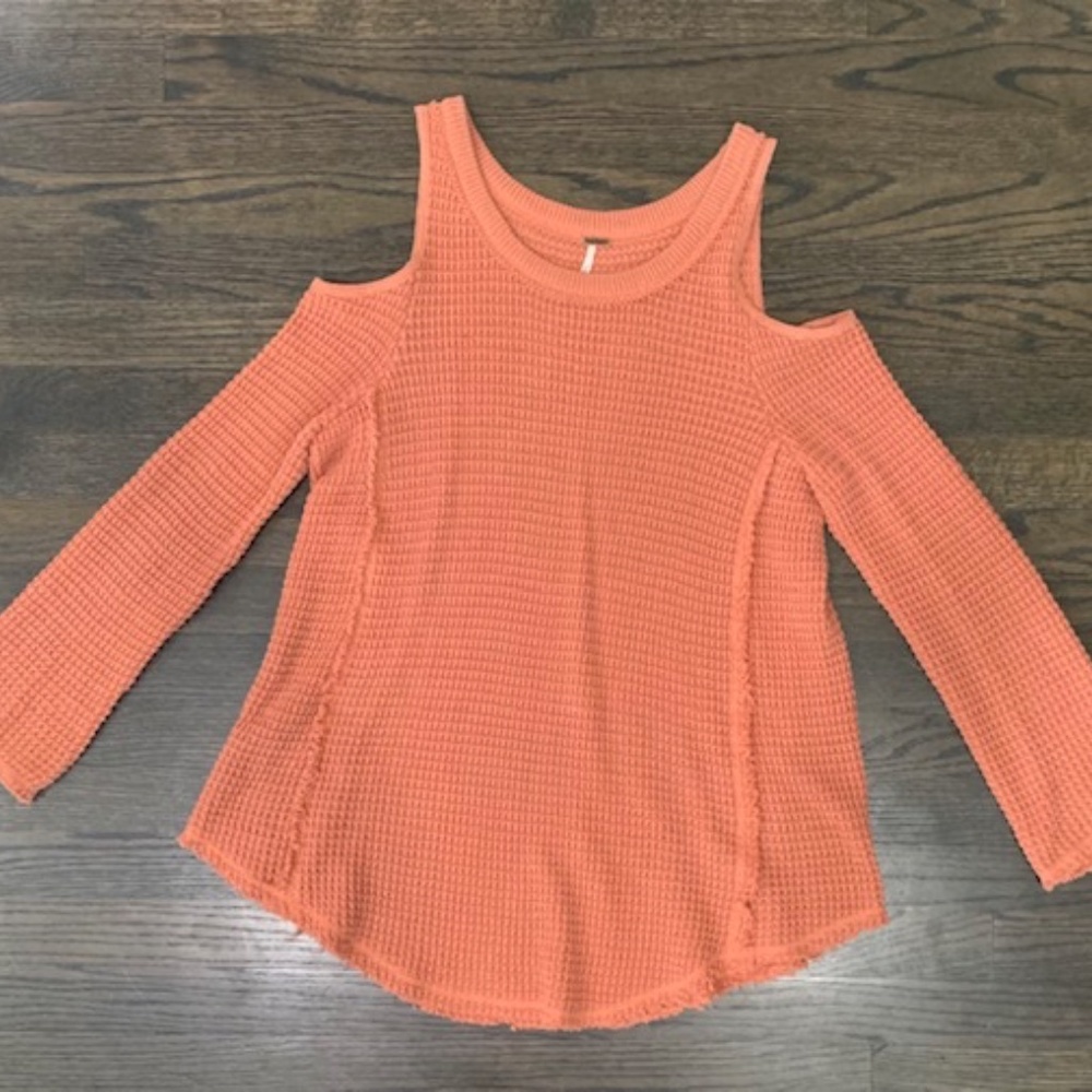 Free People Cold Shoulder Sweater